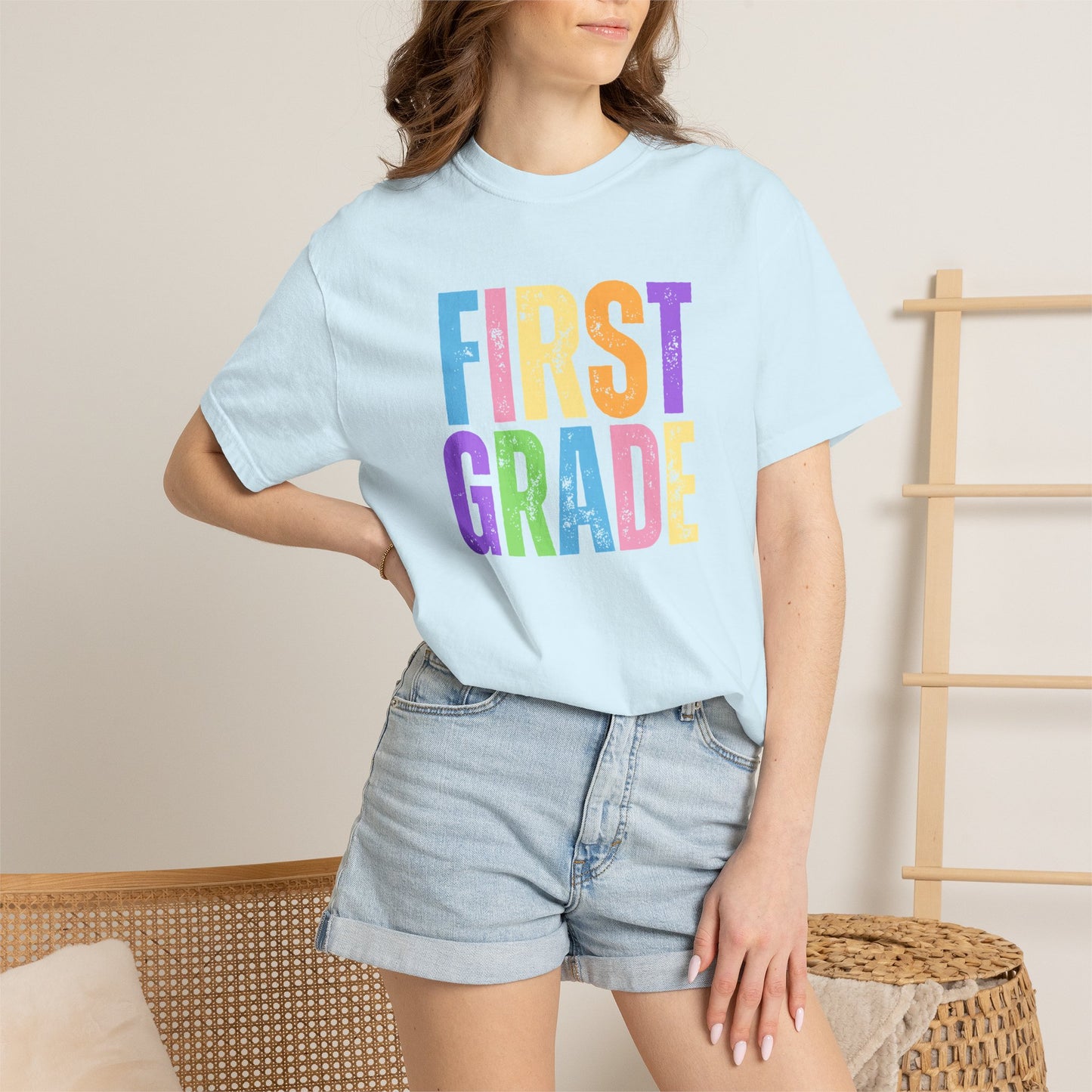 First Grade Comfort Colors® T-Shirt | Grade Level Teacher Shirt