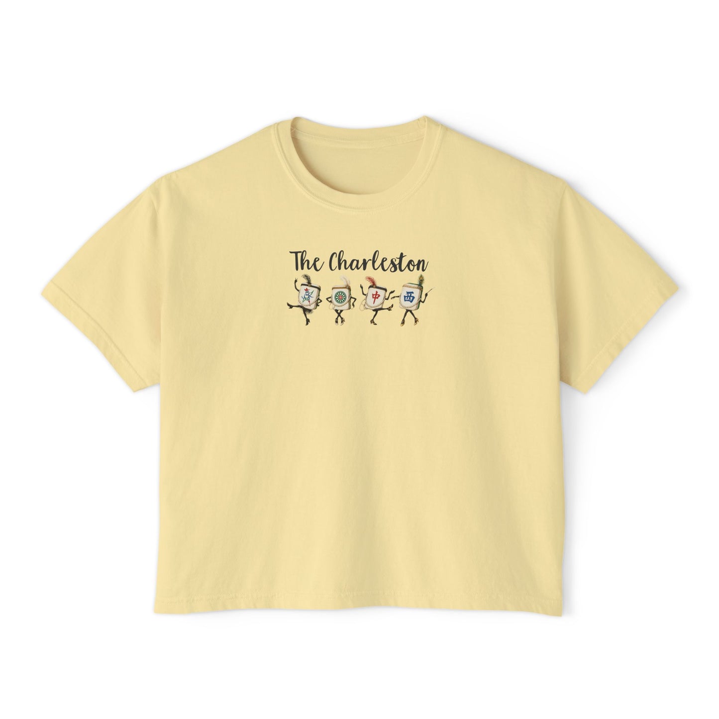 Flapper Mahjong Tiles Tee | Comfort Colors Boxy T-Shirt