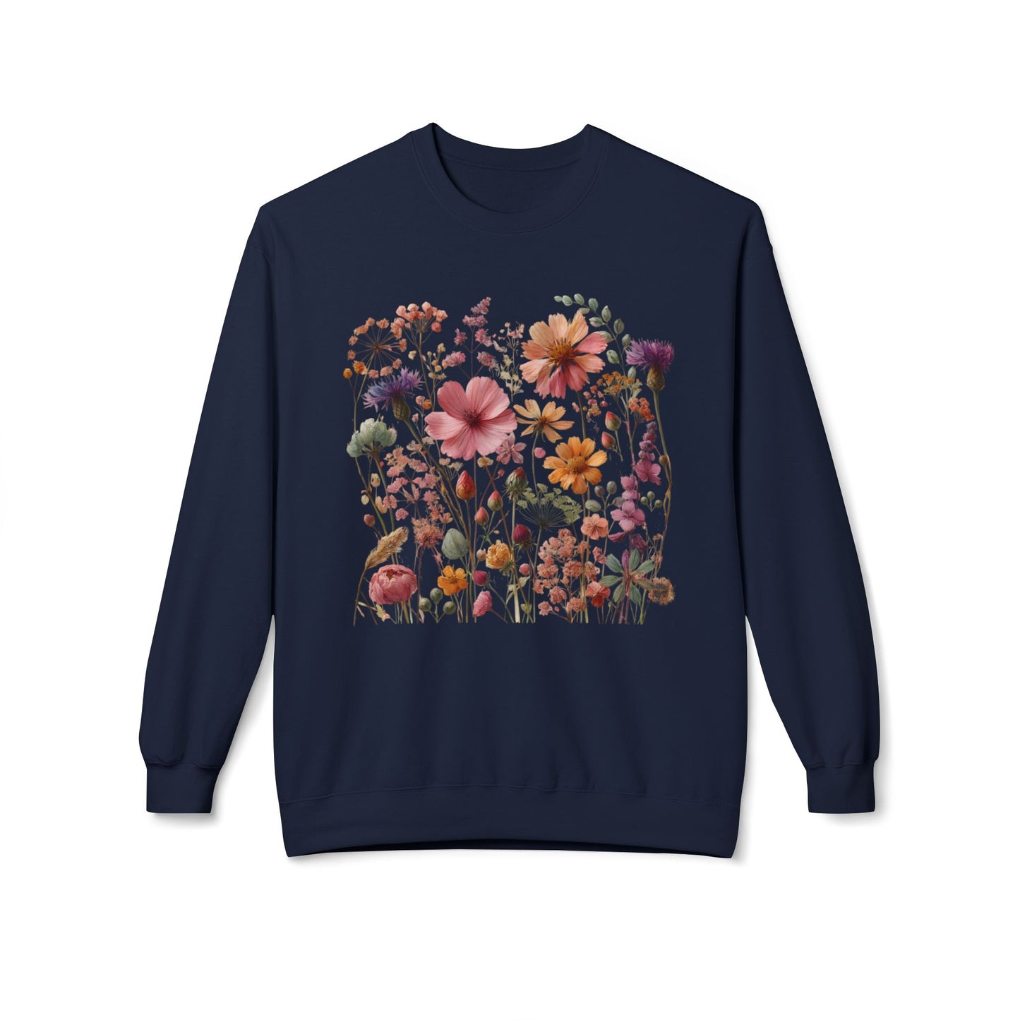Open Meadow Wildflower Softstyle Fleece Sweatshirt – Meadow Mix