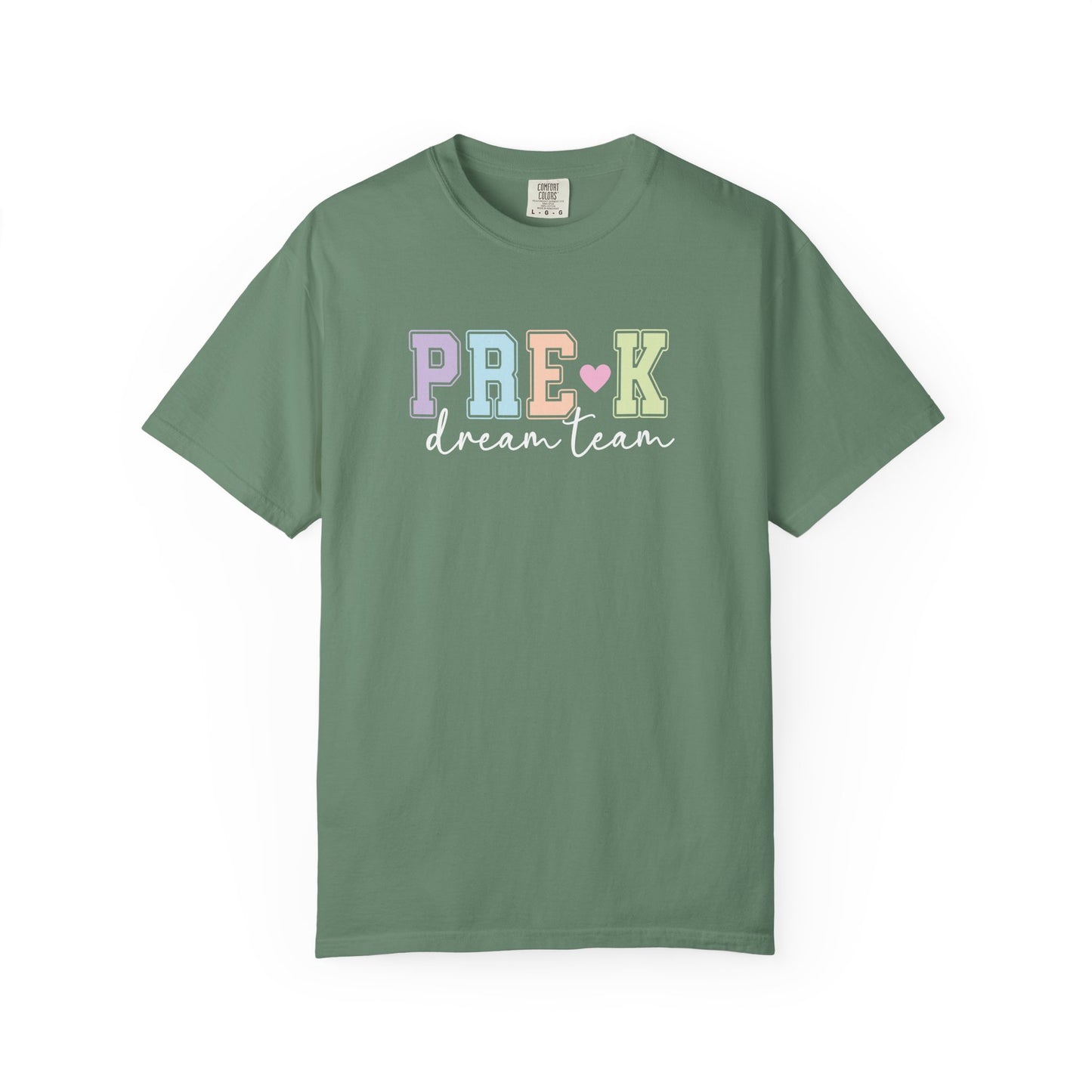 Pre-K Dream Team Comfort Colors® Teacher Shirt | Grade Level Teacher T-Shirt