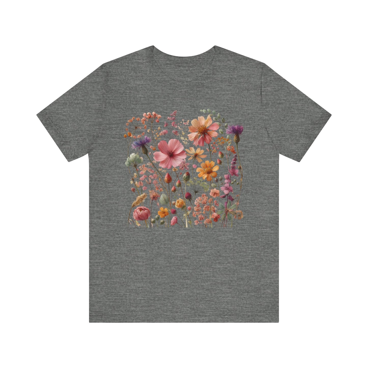 Open Meadow Wildflower Short Sleeve T-Shirt  – Meadow Mix