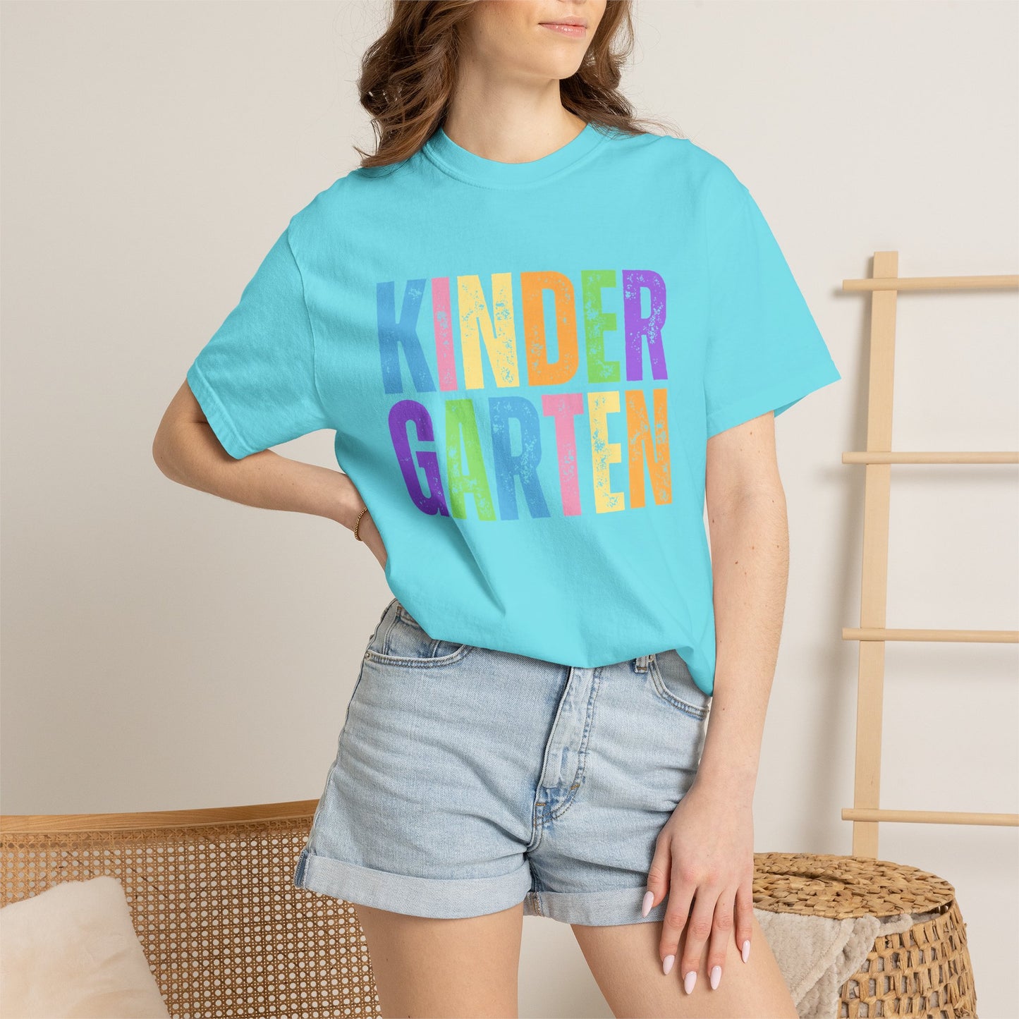 Kindergarten Comfort Colors® T-Shirt | Grade Level Teacher Shirt