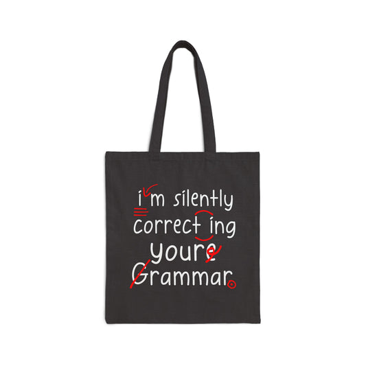 Grammar Tote Bag | Funny English Teacher Tote