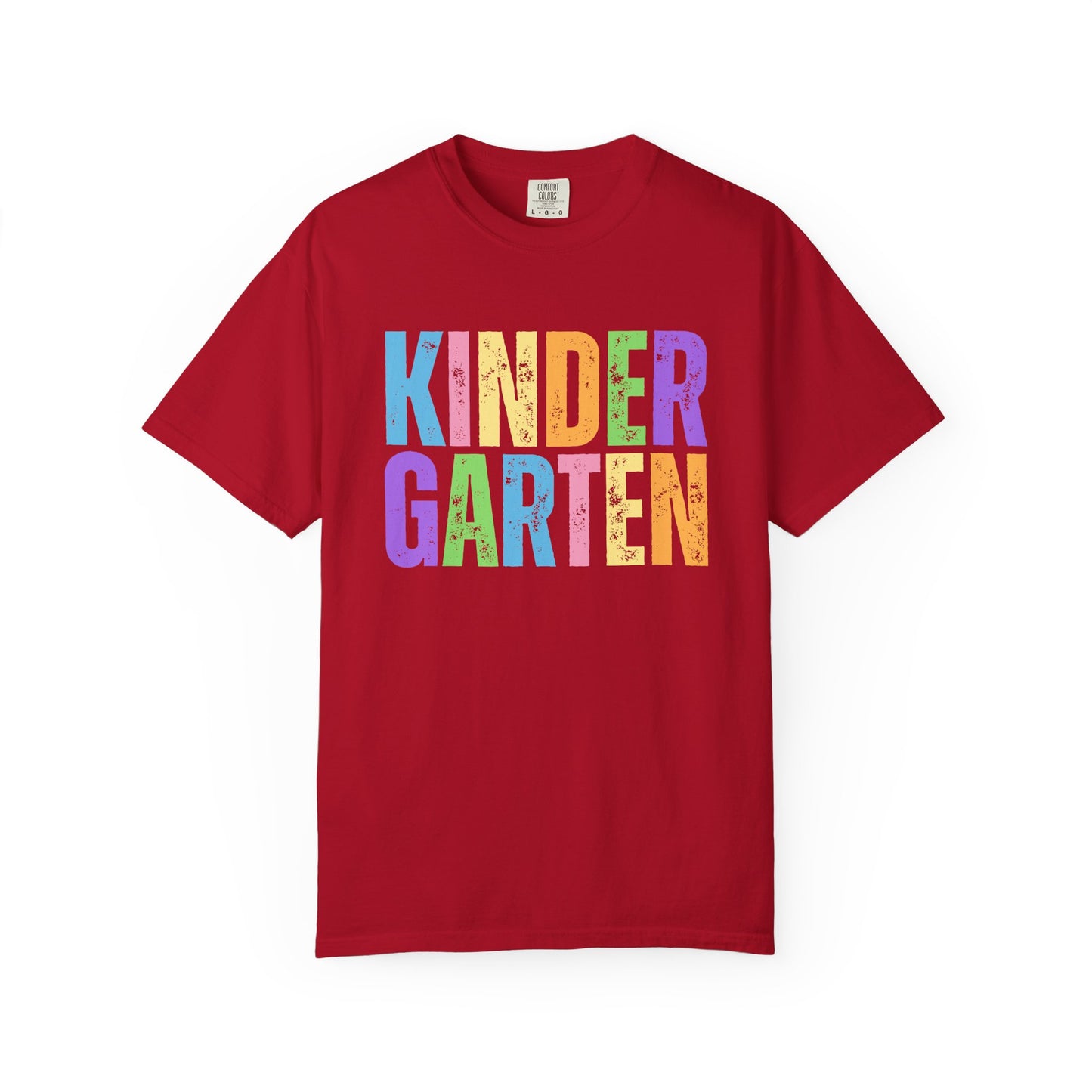 Kindergarten Comfort Colors® T-Shirt | Grade Level Teacher Shirt