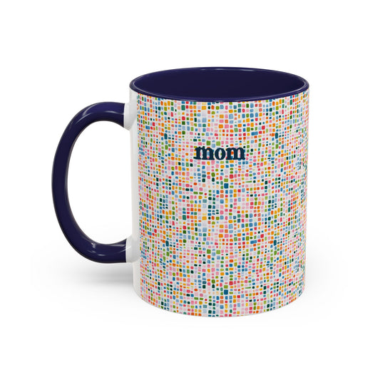 Personalized Colorful Pattern Name Mug(11, 15oz)