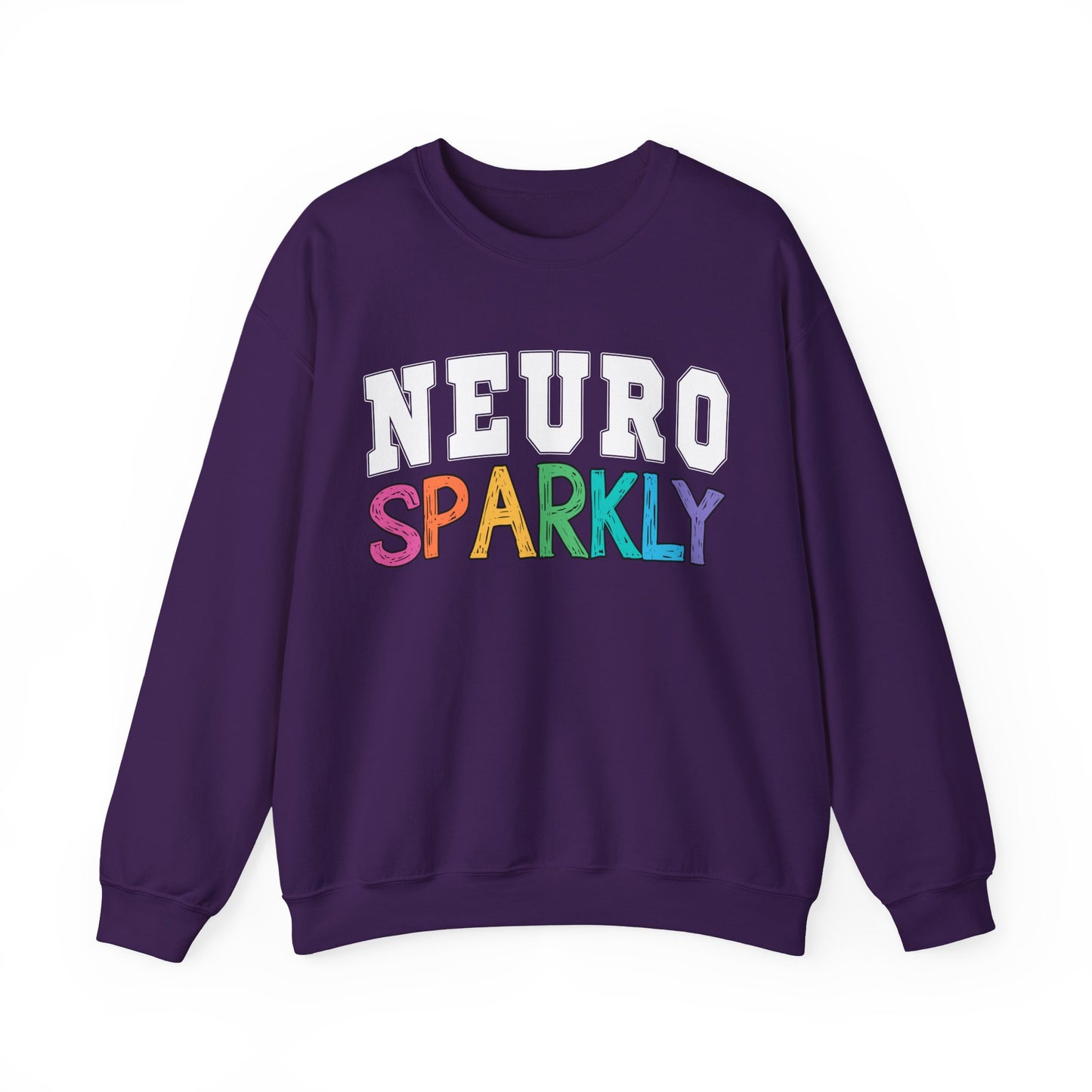 Neuro Sparkly Sweatshirt | Autism Awareness & Neurodiversity Inclusion Crewneck