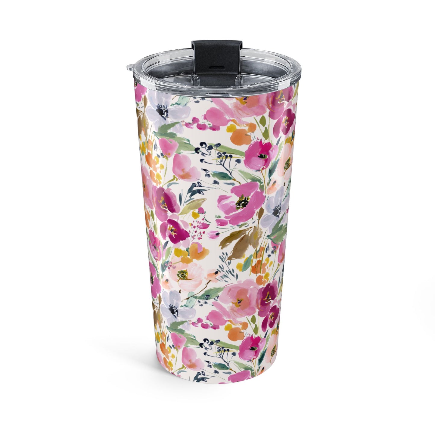Personalized Floral Garden 20oz Stainless Steel Tumbler