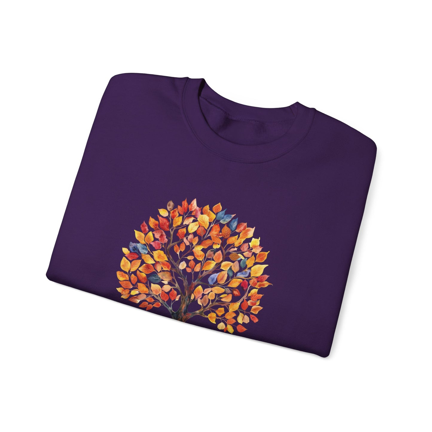 Fall Tree of Belonging Sweatshirt | Gildan Heavy Blend Crewneck