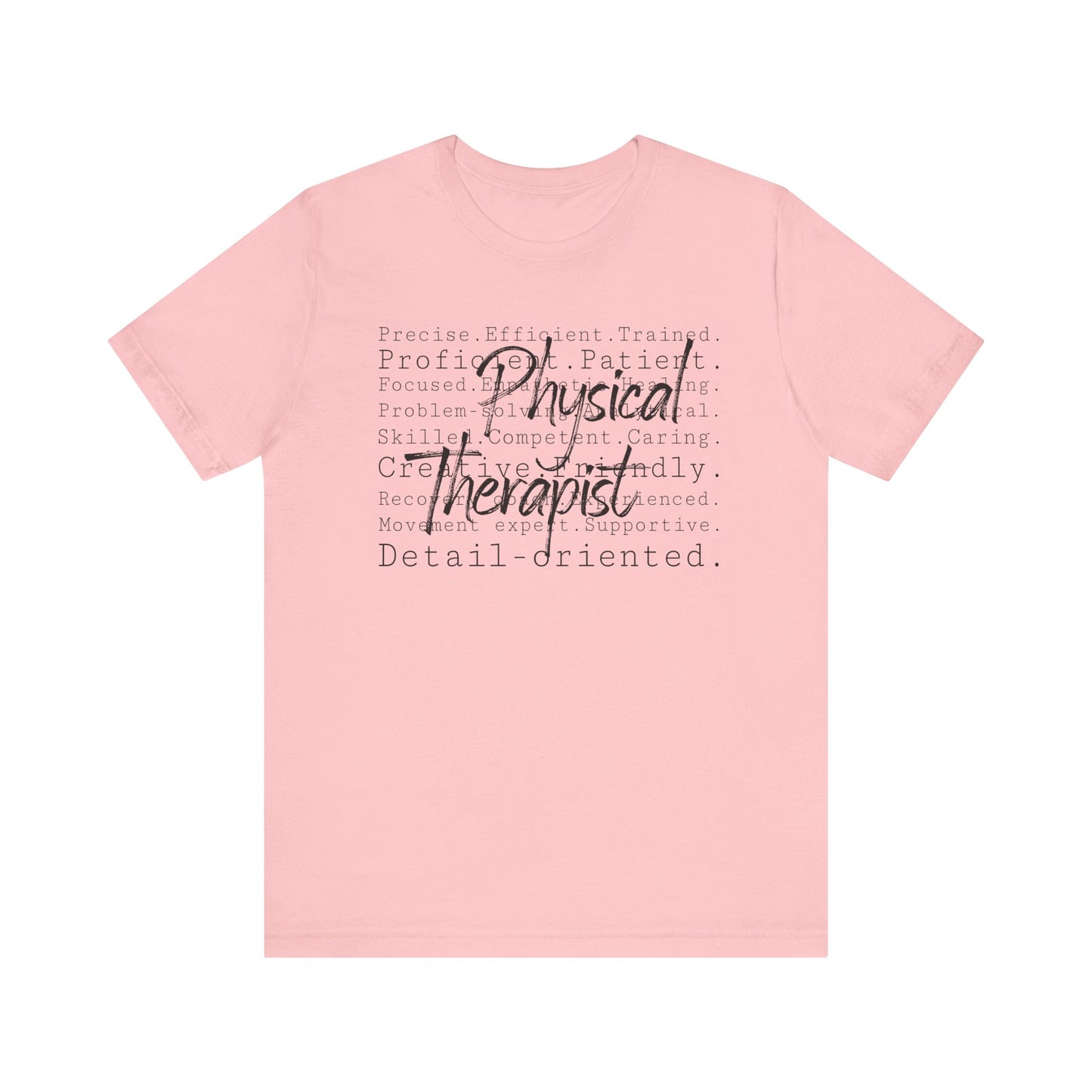 Physical Therapist Word Art Short Sleeve Unisex T-Shirt