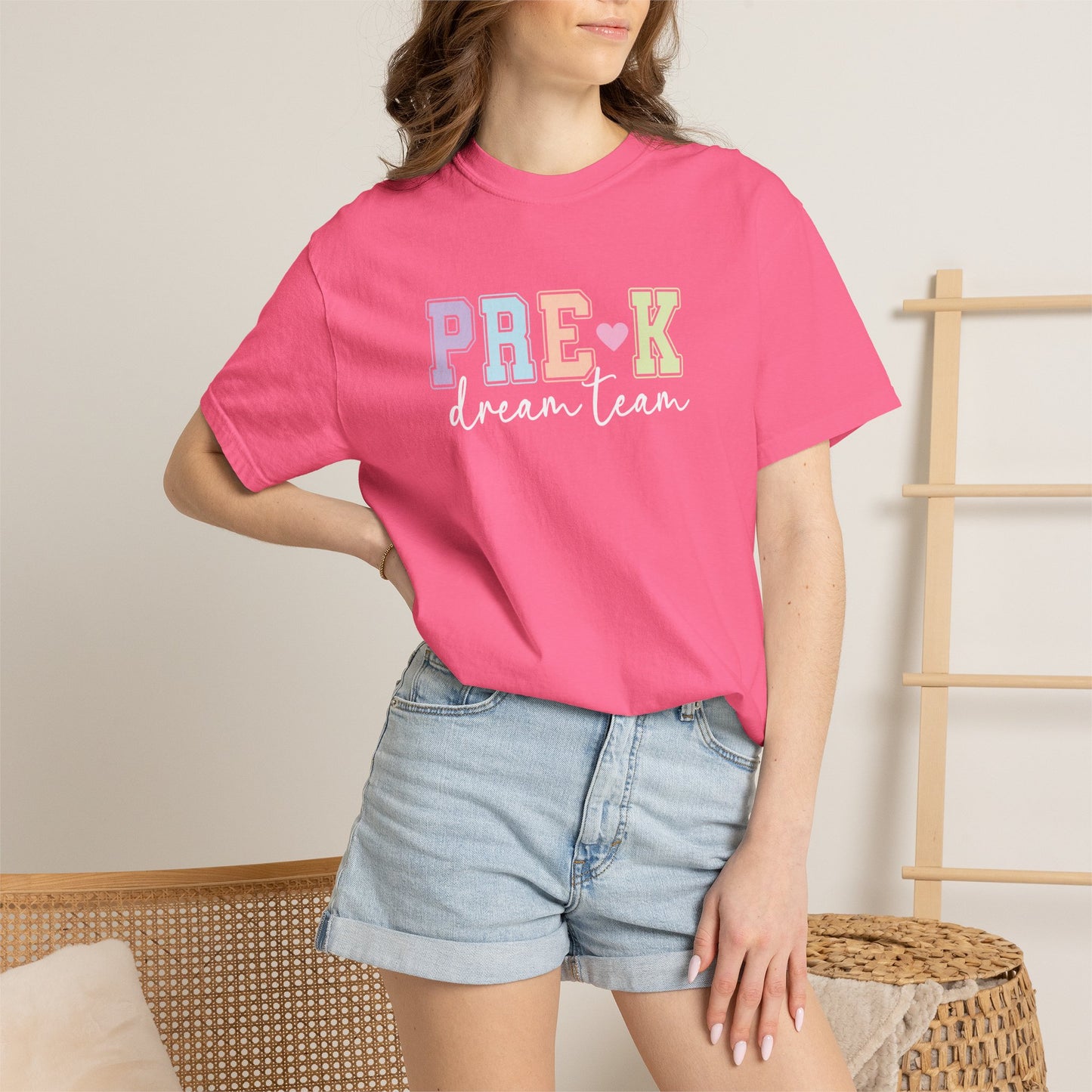 Pre-K Dream Team Comfort Colors® Teacher Shirt | Grade Level Teacher T-Shirt