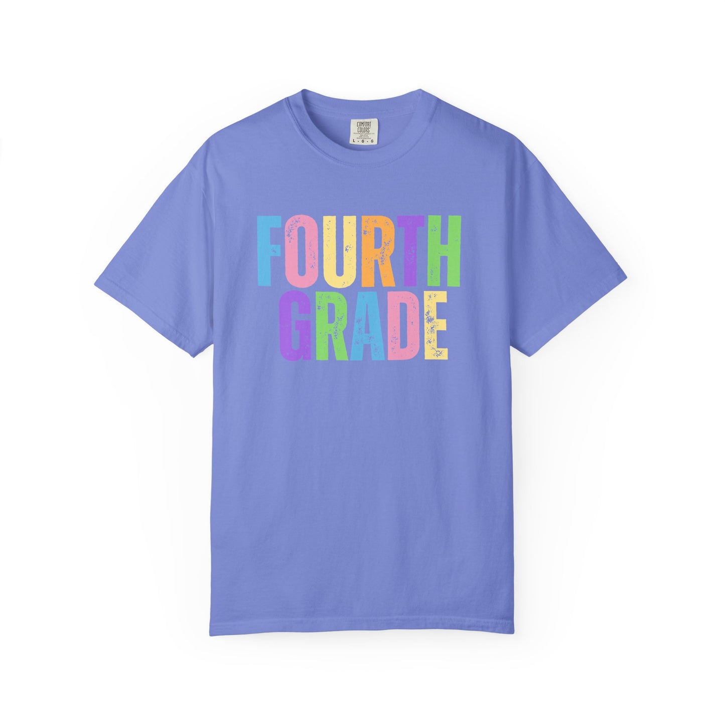 Fourth Grade Comfort Colors® T-Shirt | Grade Level Teacher Shirt