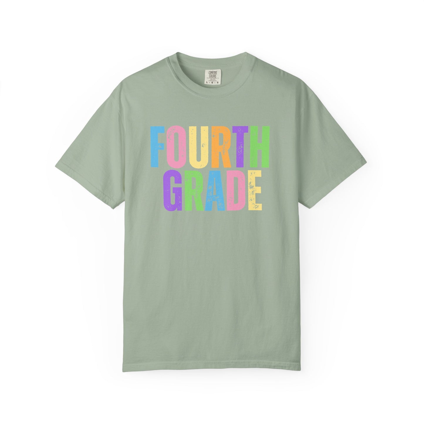 Fourth Grade Comfort Colors® T-Shirt | Grade Level Teacher Shirt