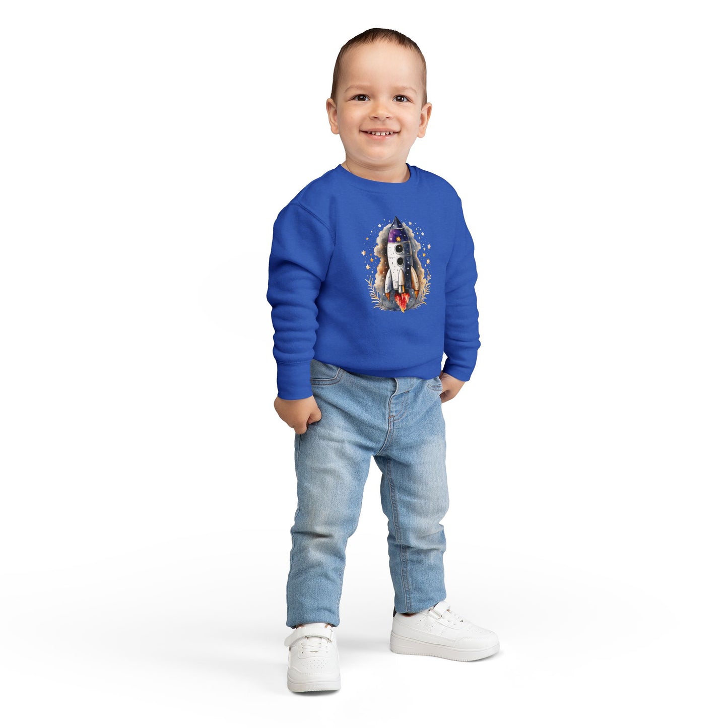 Supported to Soar Rocket Toddler Sweatshirt