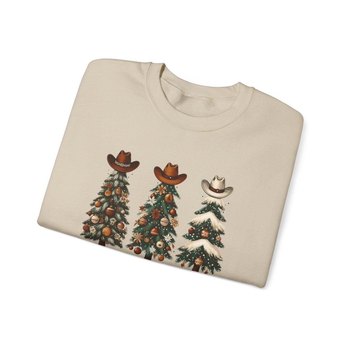 Howdy Holidays Western Christmas Sweatshirt – Unisex Crewneck