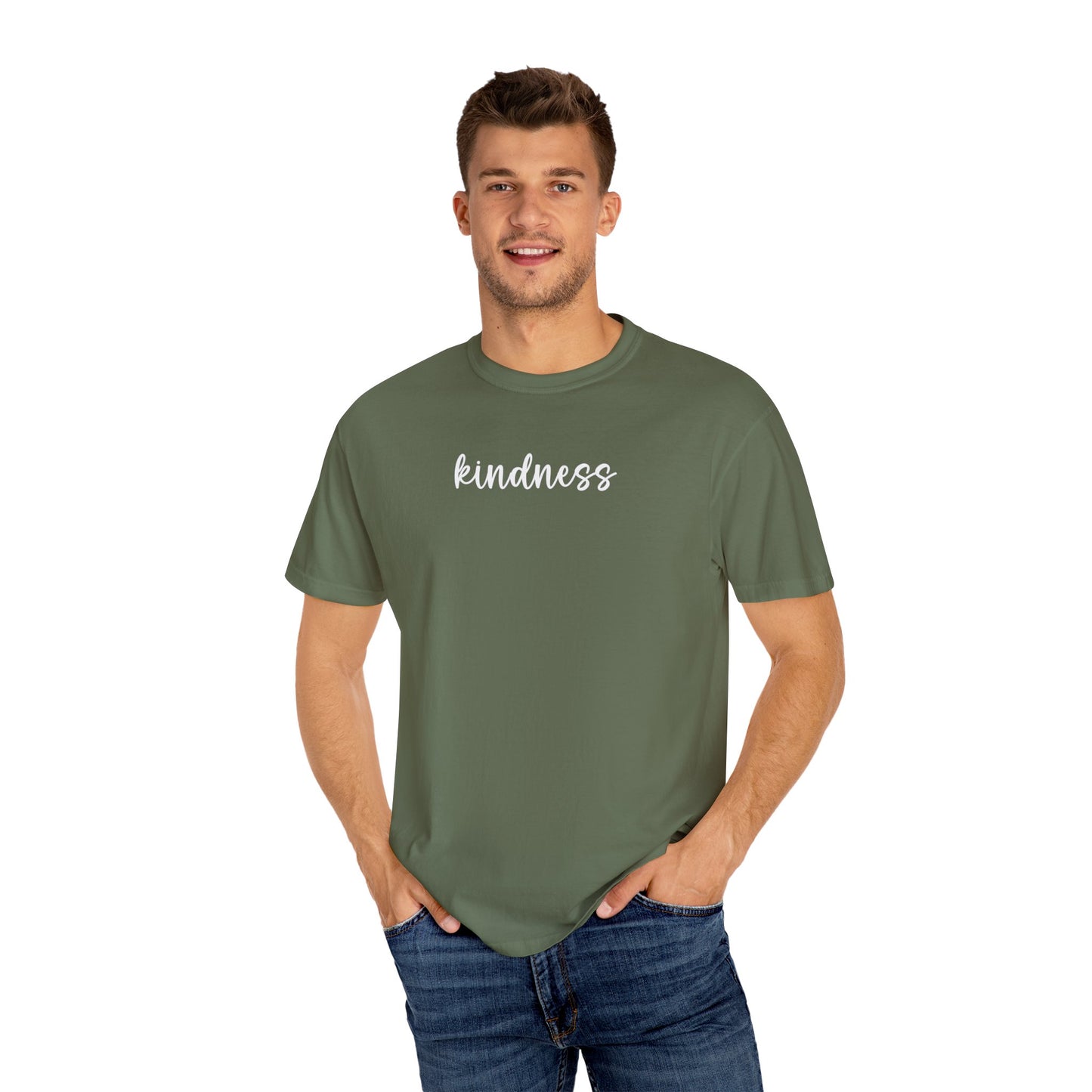 Kindness Script Tee – Comfort Colors 100% Cotton Shirt