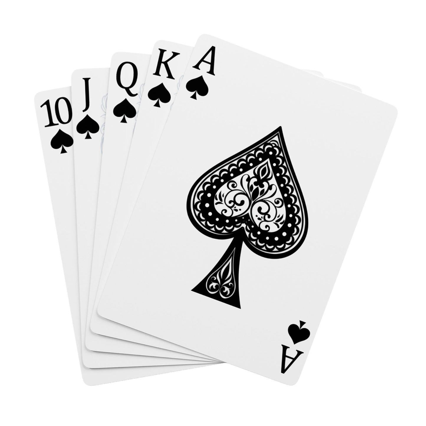 Personalized Retro Starburst Monogram Playing Cards
