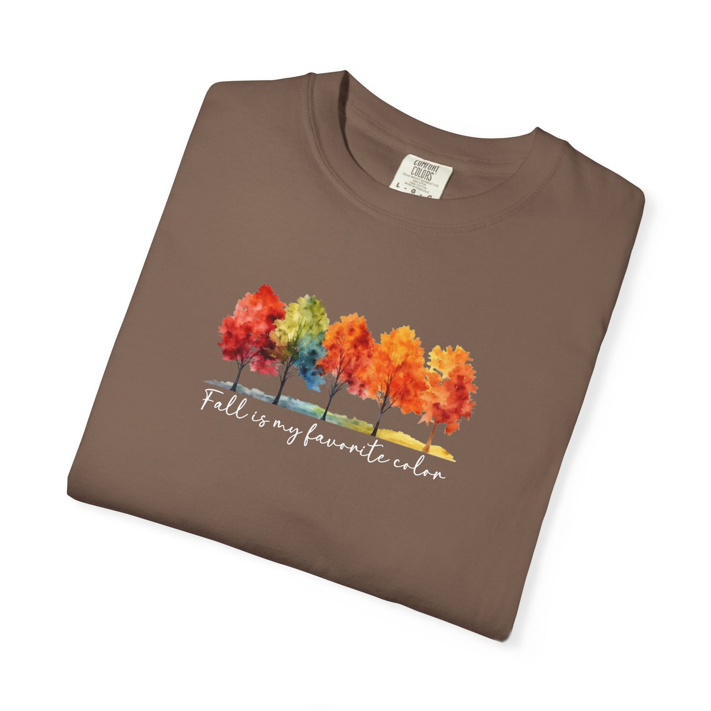 Fall Is My Favorite Color T-Shirt | Watercolor Trees Graphic Shirt
