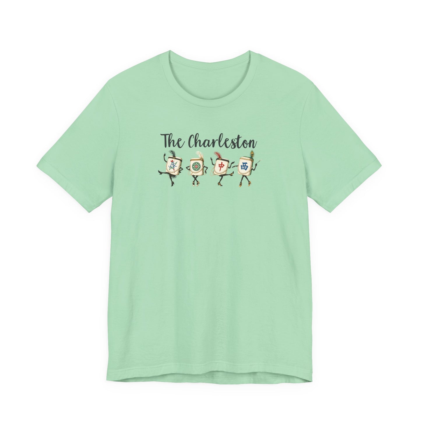Flapper Mahjong Tiles Bella Canvas T-Shirt | Mahjong Club Shirt