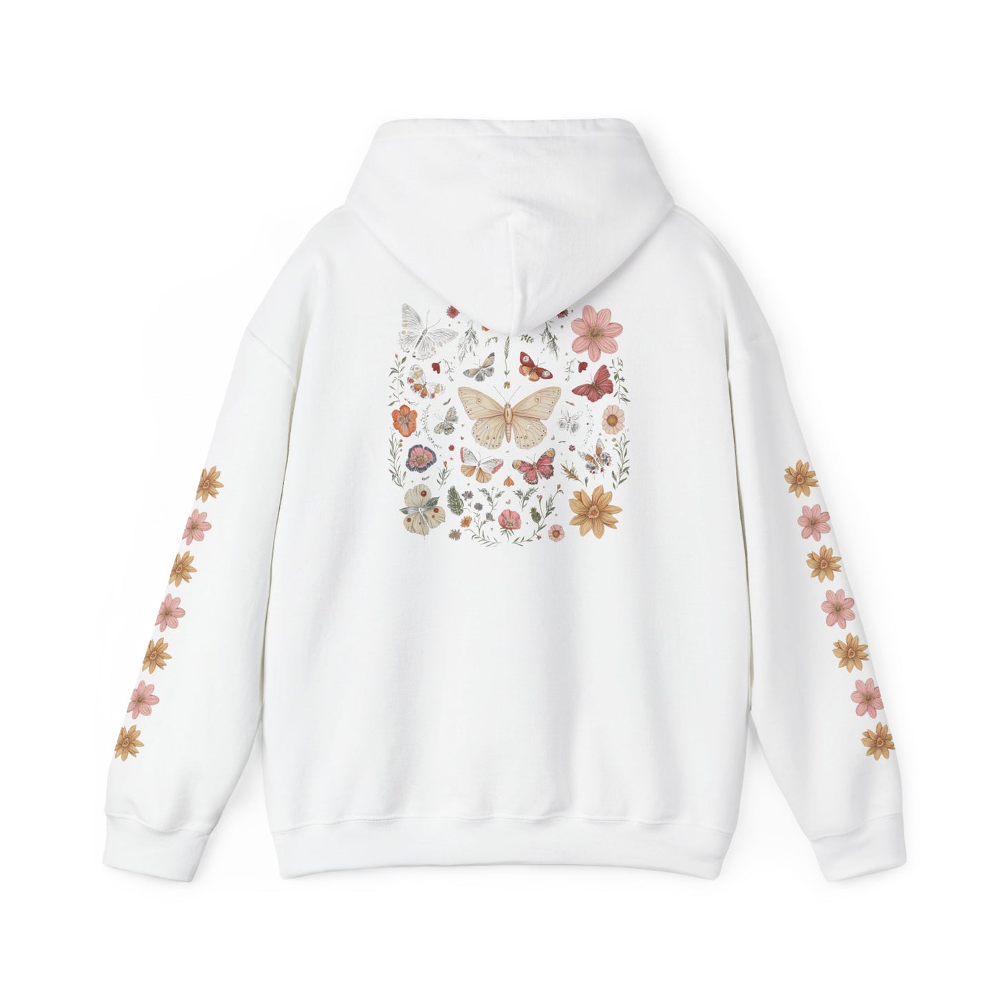 Bloom & Take Flight Boho Butterfly Hooded Sweatshirt