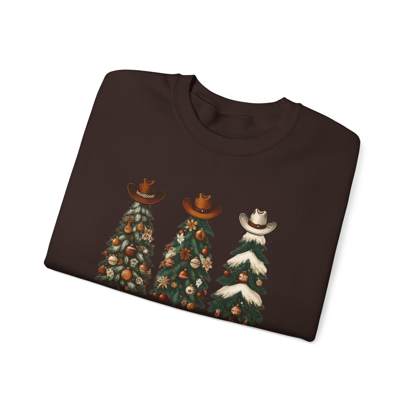 Howdy Holidays Western Christmas Sweatshirt – Unisex Crewneck