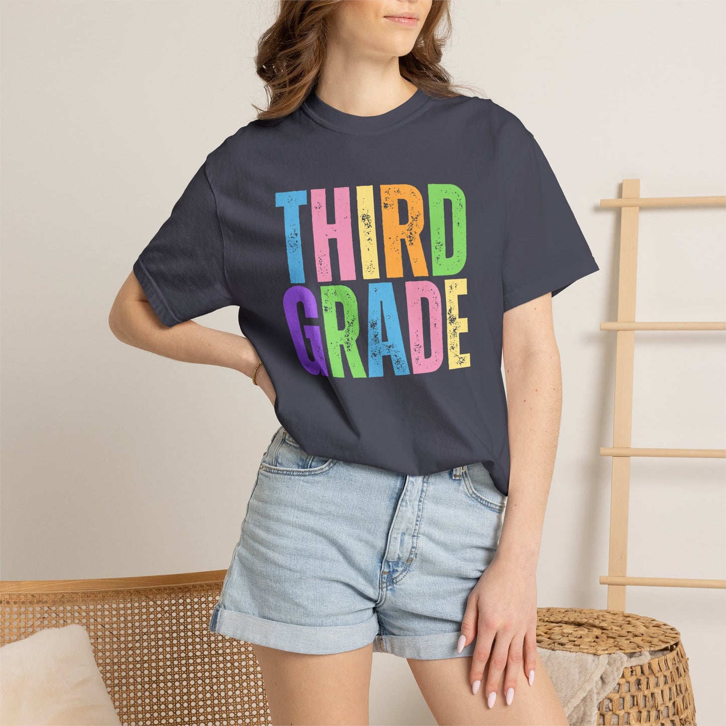 Third Grade Comfort Colors® T-Shirt | Grade Level Teacher Shirt