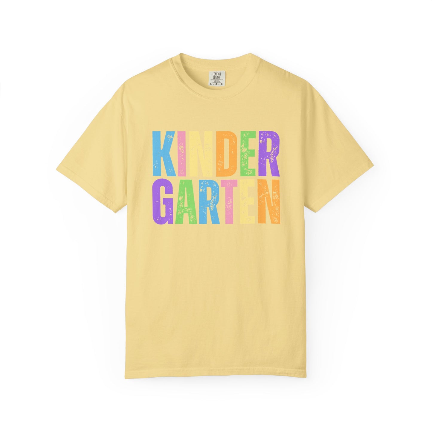 Kindergarten Comfort Colors® T-Shirt | Grade Level Teacher Shirt
