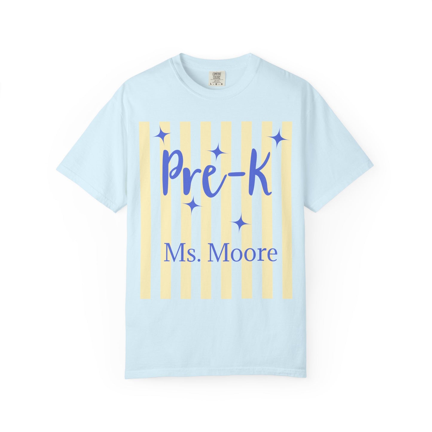 Personalized Pre-K Teacher Shirt | Custom Pre-K Teacher Comfort Colors T-Shirt