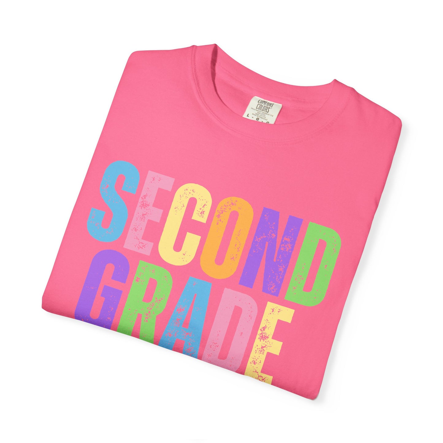 Second Grade  Comfort Colors® T-Shirt | Grade Level Teacher Shirt