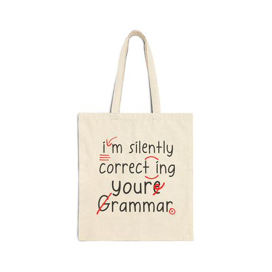 Grammar Tote Bag | Funny English Teacher Tote