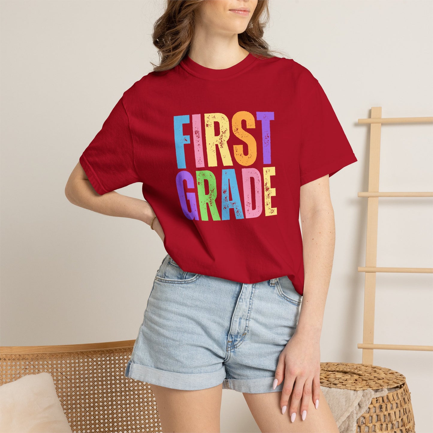 First Grade Comfort Colors® T-Shirt | Grade Level Teacher Shirt