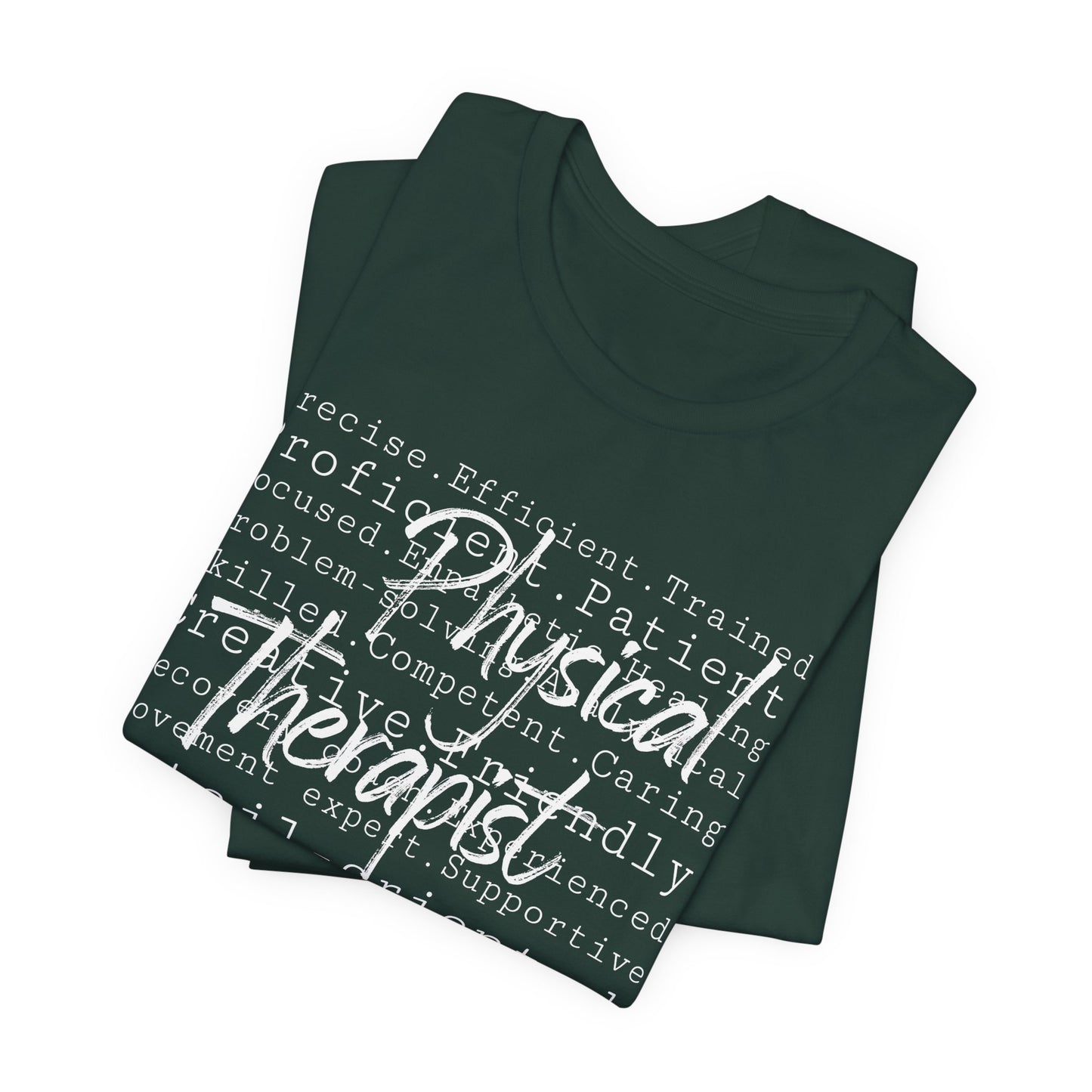 Physical Therapist Word Art Short Sleeve Unisex T-Shirt