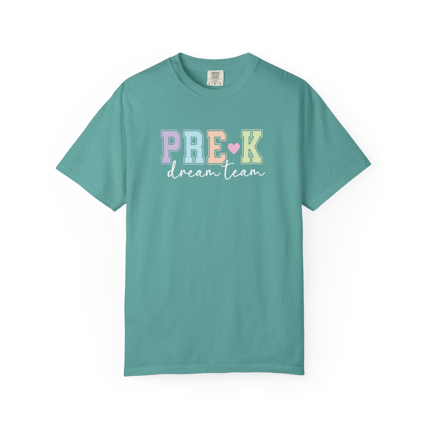 Pre-K Dream Team Comfort Colors® Teacher Shirt | Grade Level Teacher T-Shirt