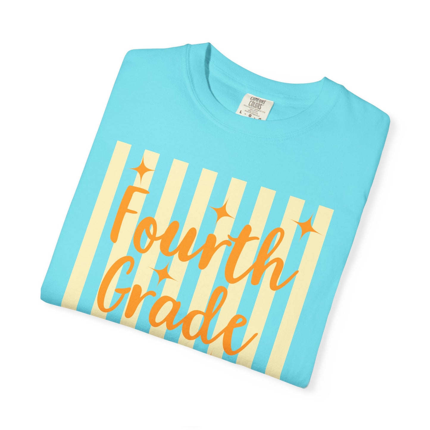 Personalized Fourth Grade Teacher Shirt | Custom Matching Fourth Grade Teacher Comfort Colors T-Shirt