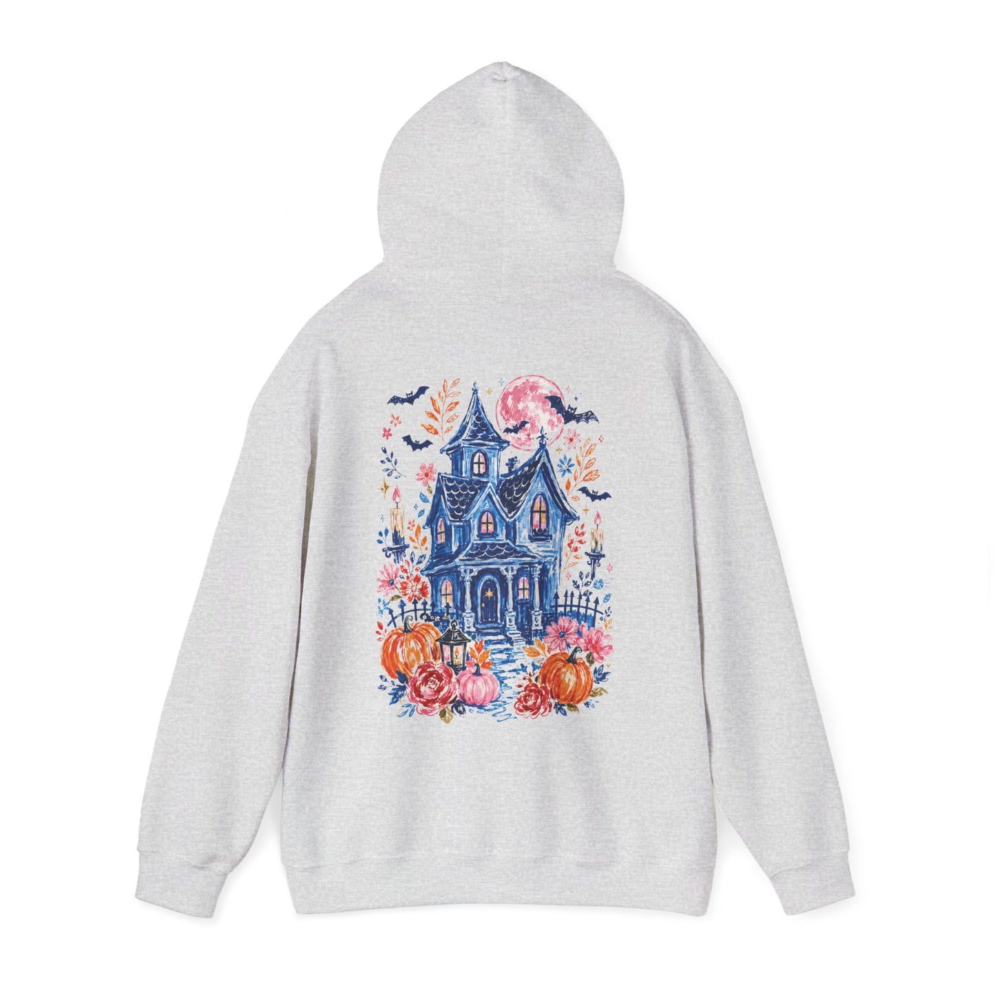 Whimsical Haunted House Hoodie | Cozy Halloween Hoodie