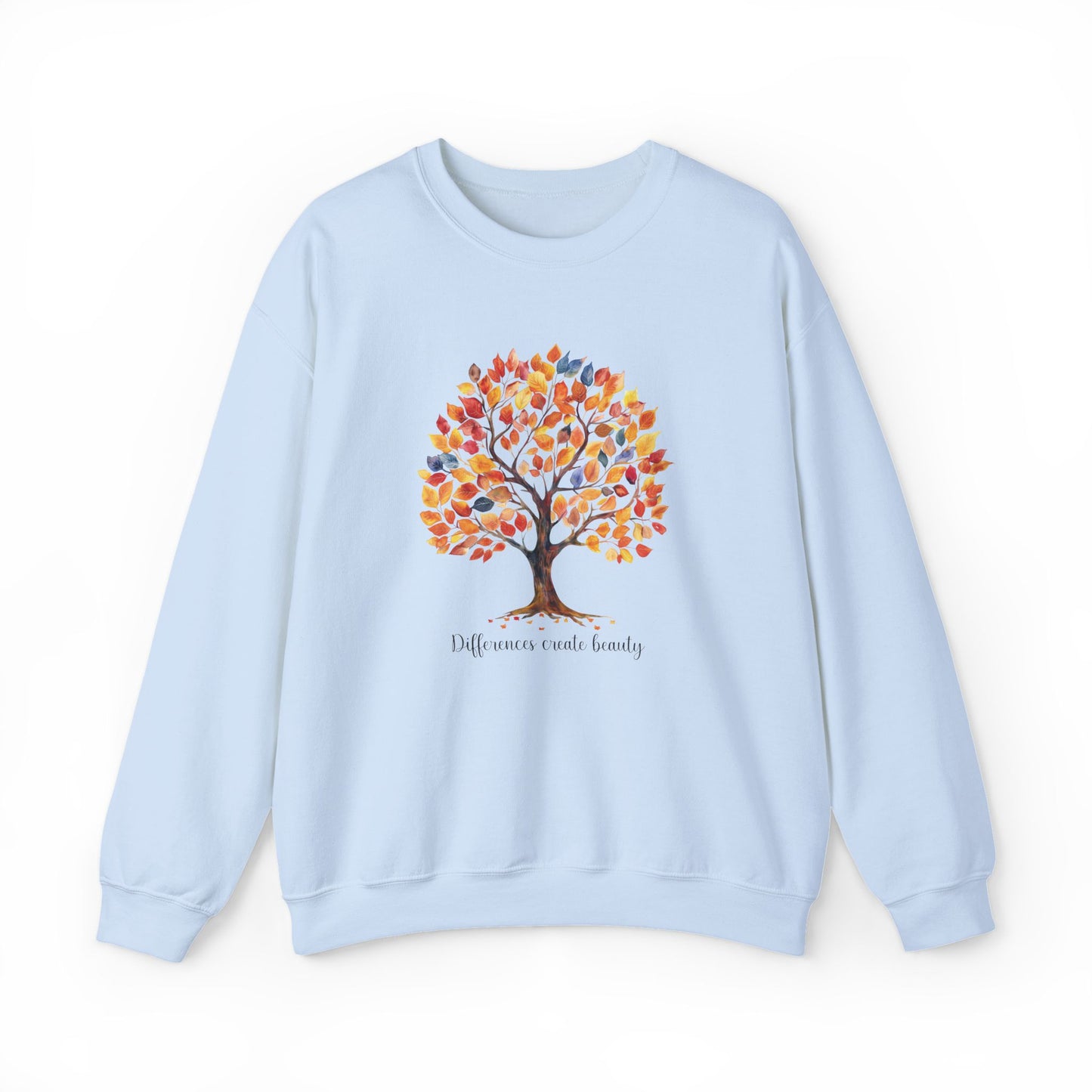 Fall Tree of Belonging Sweatshirt | Gildan Heavy Blend Crewneck