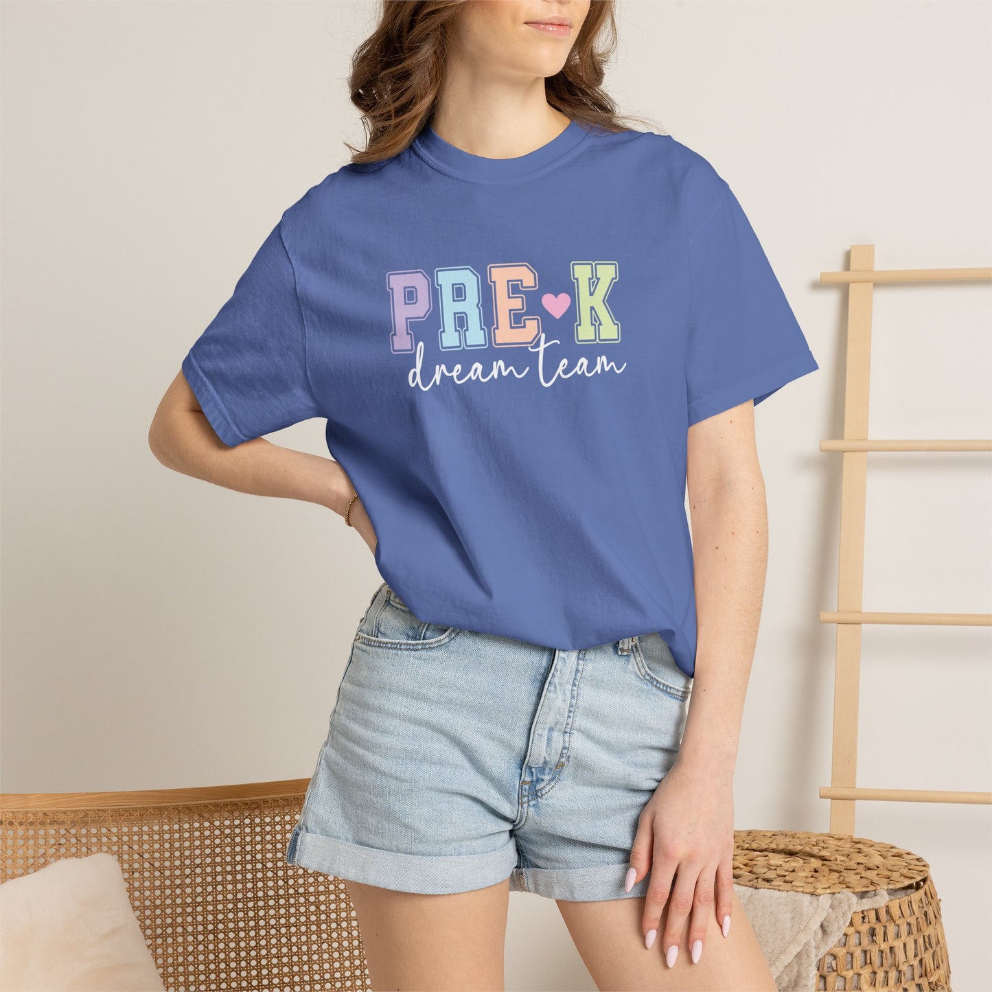 Pre-K Dream Team Comfort Colors® Teacher Shirt | Grade Level Teacher T-Shirt