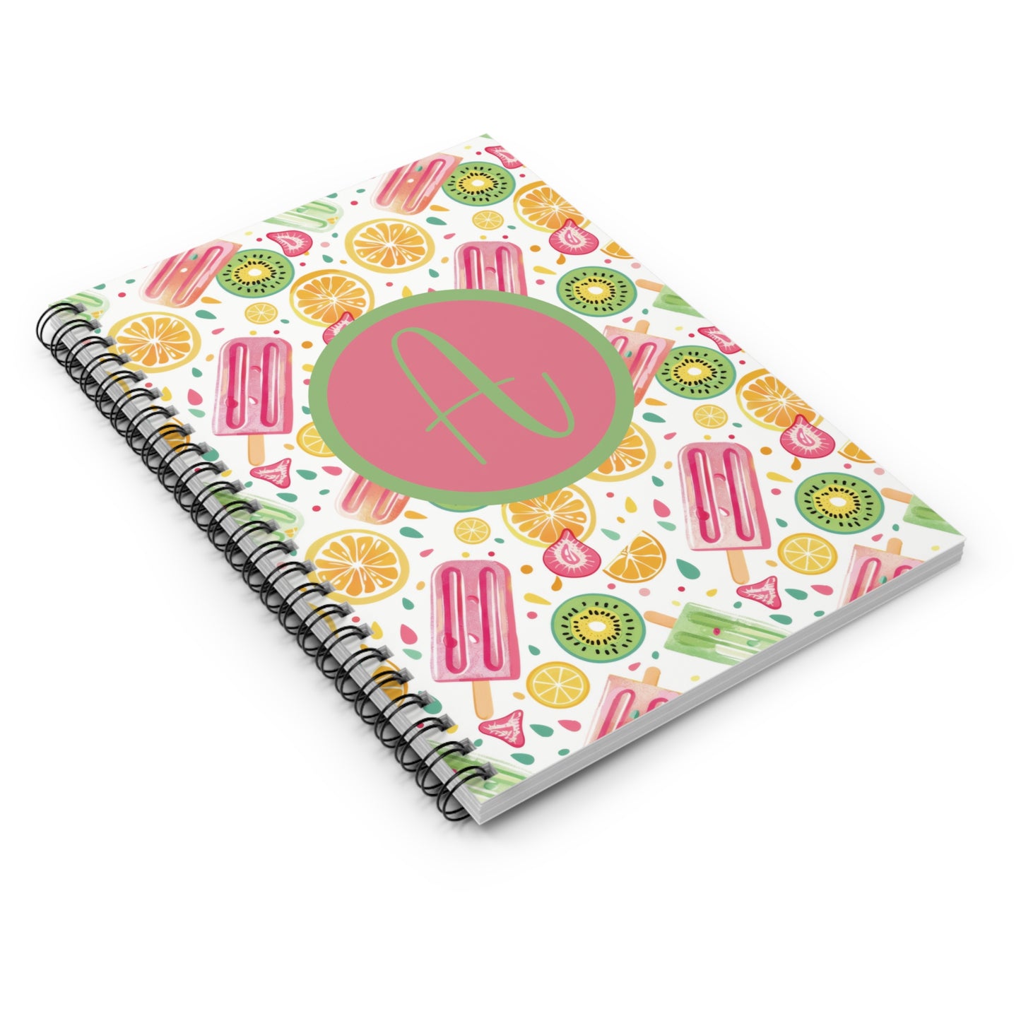Personalized Summer Treats Spiral Notebook