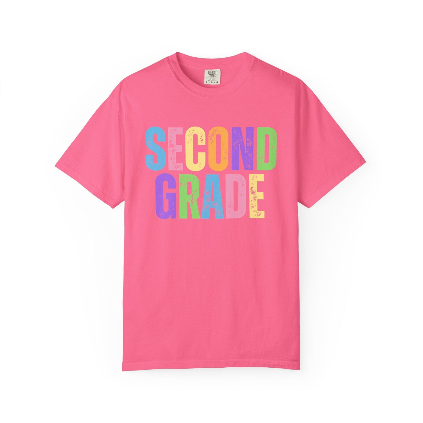 Second Grade  Comfort Colors® T-Shirt | Grade Level Teacher Shirt