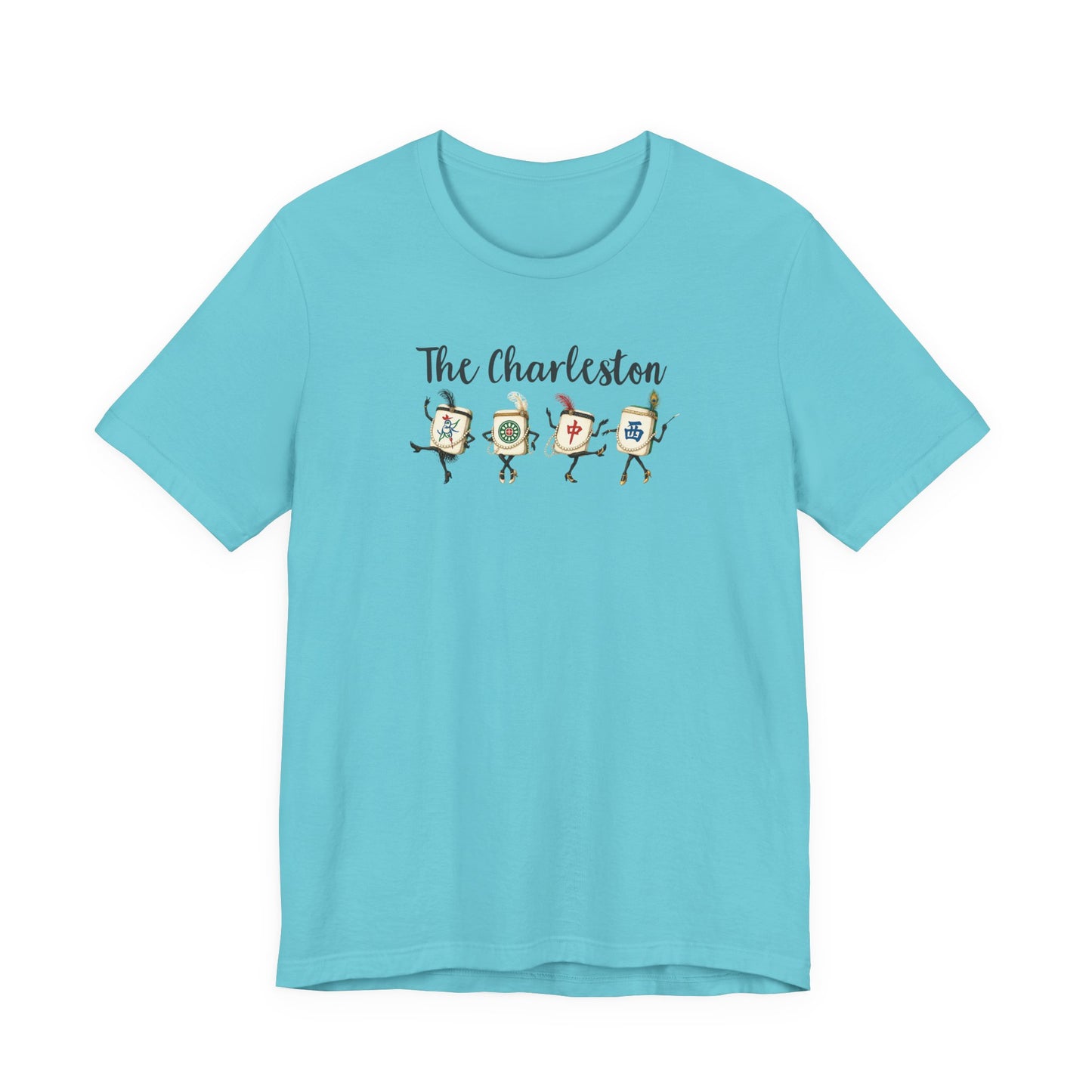 Flapper Mahjong Tiles Bella Canvas T-Shirt | Mahjong Club Shirt