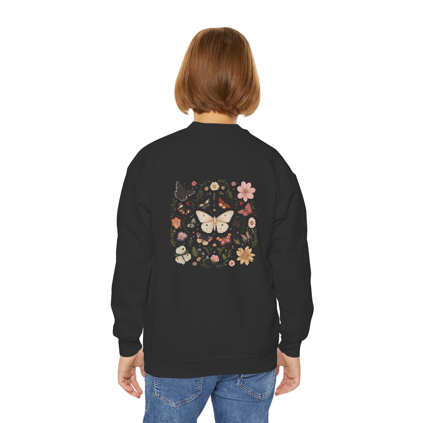 Bloom & Take Flight Youth Crewneck Sweatshirt