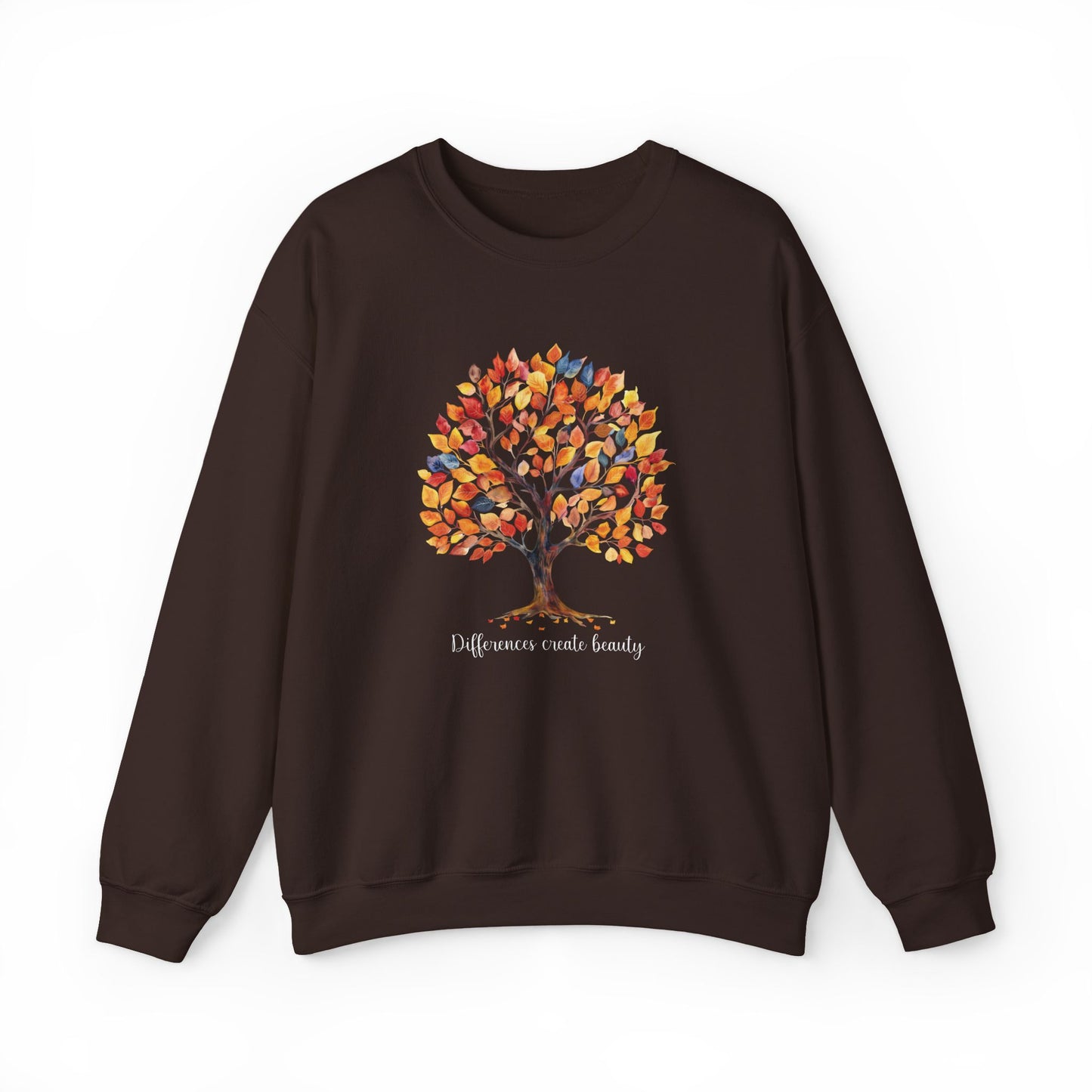 Fall Tree of Belonging Sweatshirt | Gildan Heavy Blend Crewneck