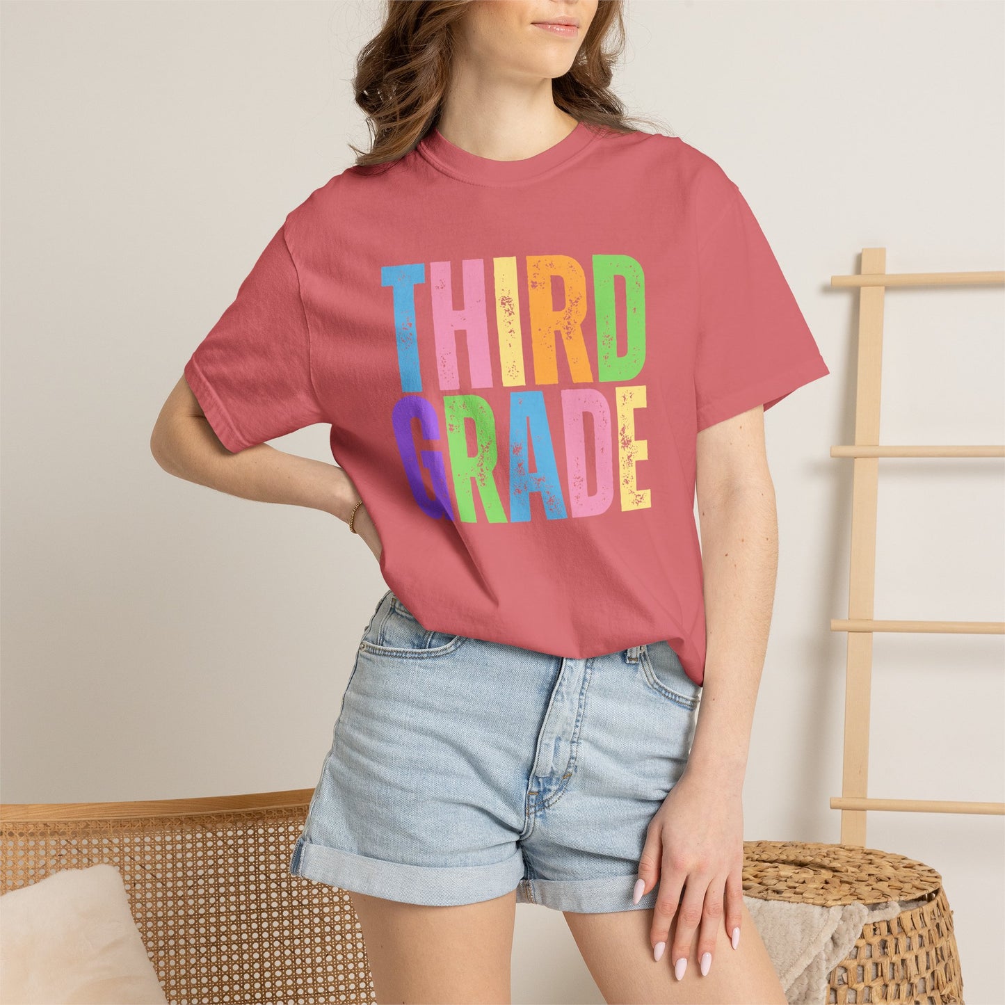 Third Grade Comfort Colors® T-Shirt | Grade Level Teacher Shirt