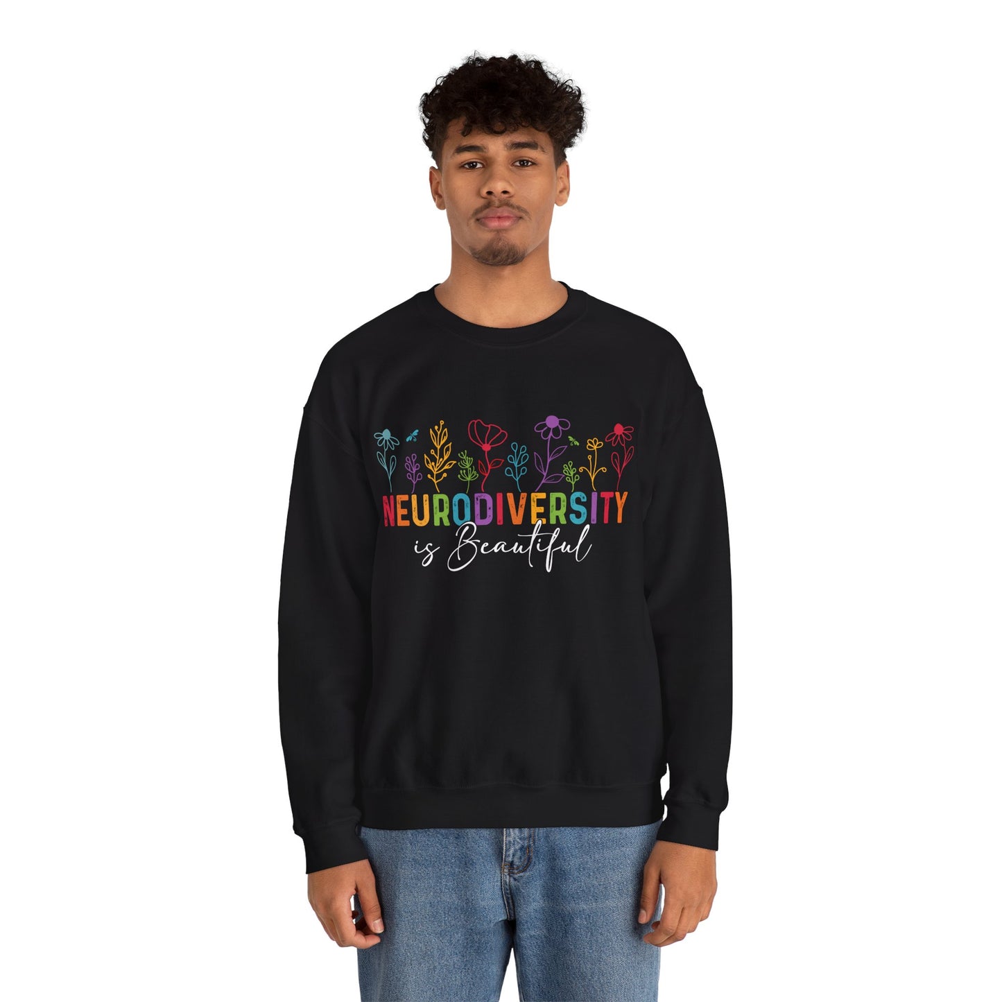 Neurodiversity Is Beautiful Sweatshirt | Autism Awareness & Acceptance Crewneck