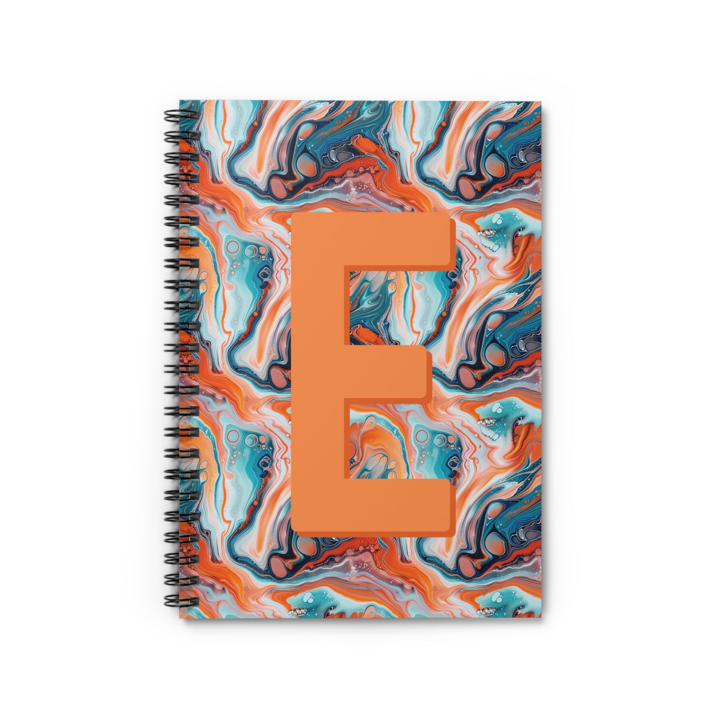 Personalized Marble Spiral Notebook