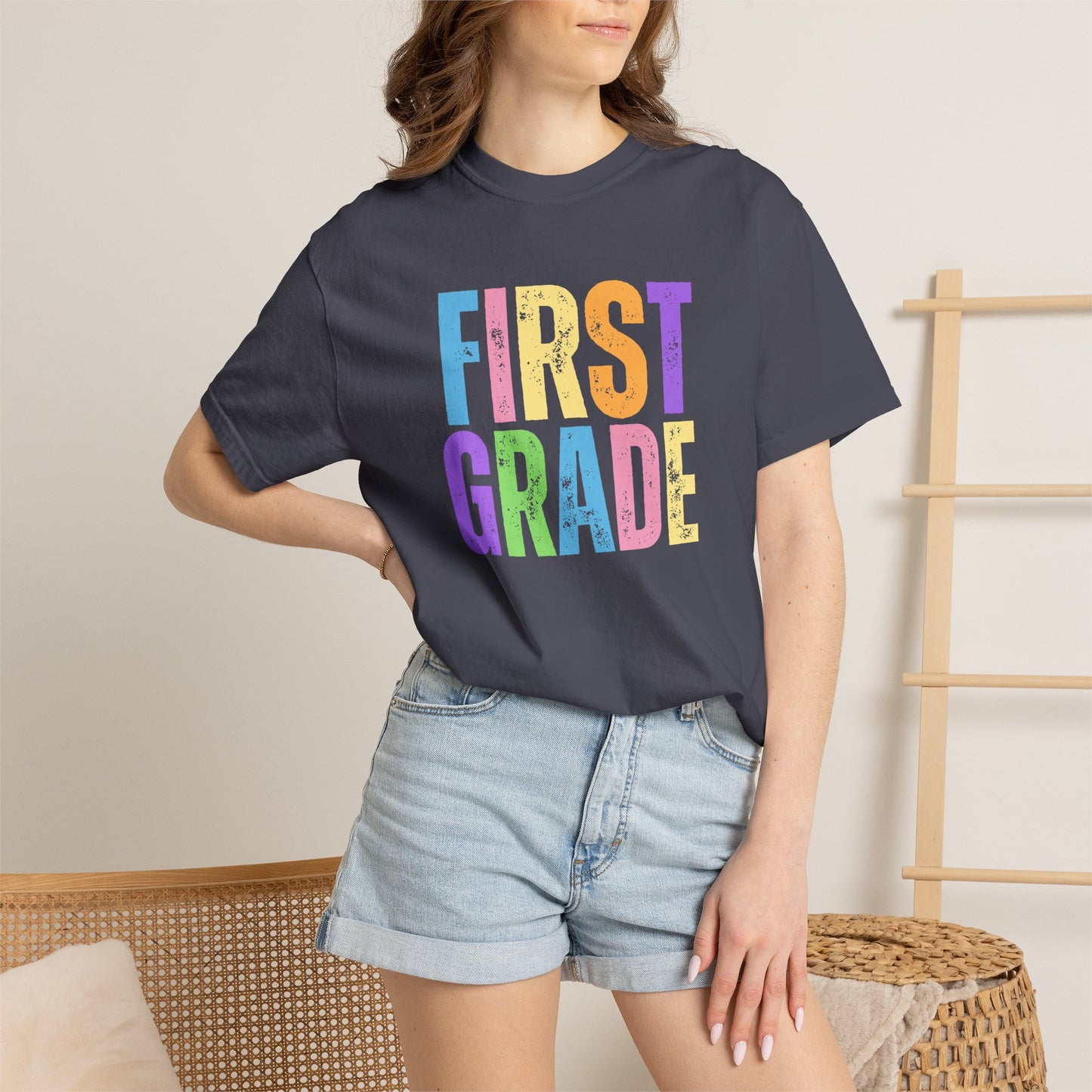 First Grade Comfort Colors® T-Shirt | Grade Level Teacher Shirt