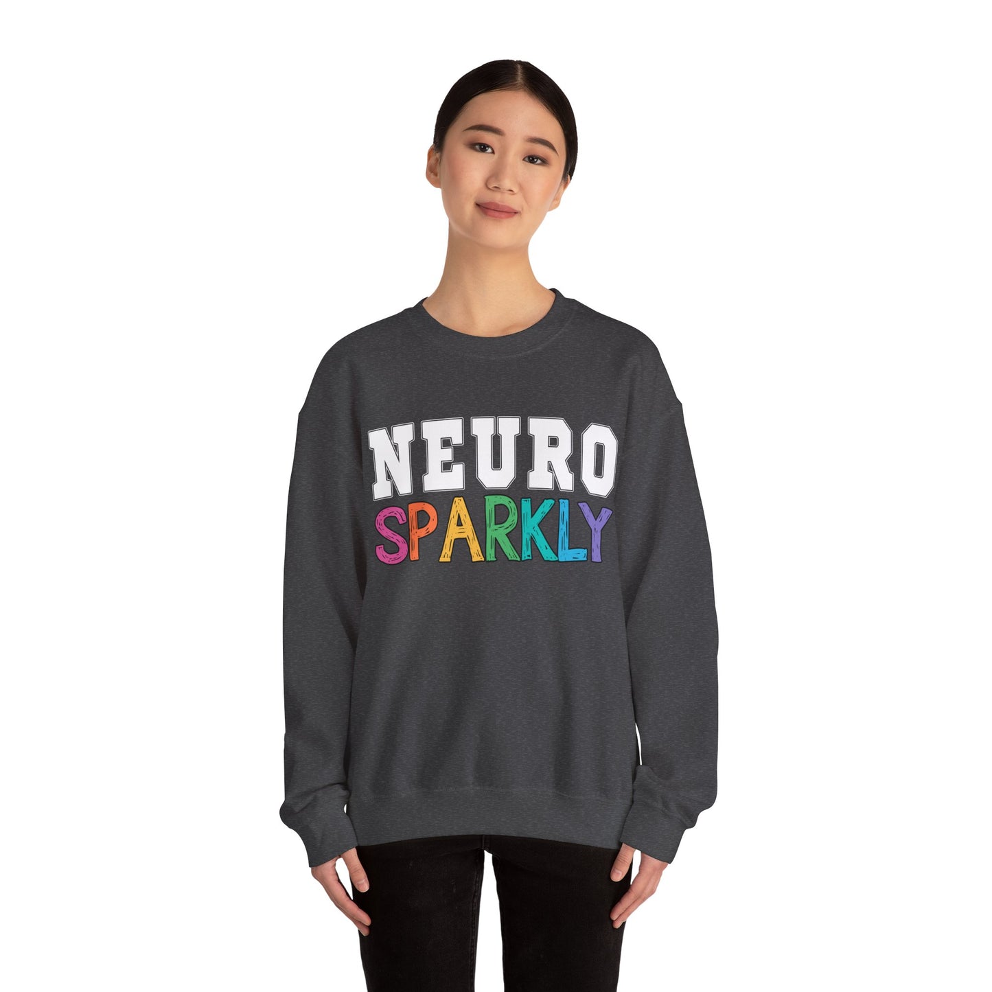 Neuro Sparkly Sweatshirt | Autism Awareness & Neurodiversity Inclusion Crewneck