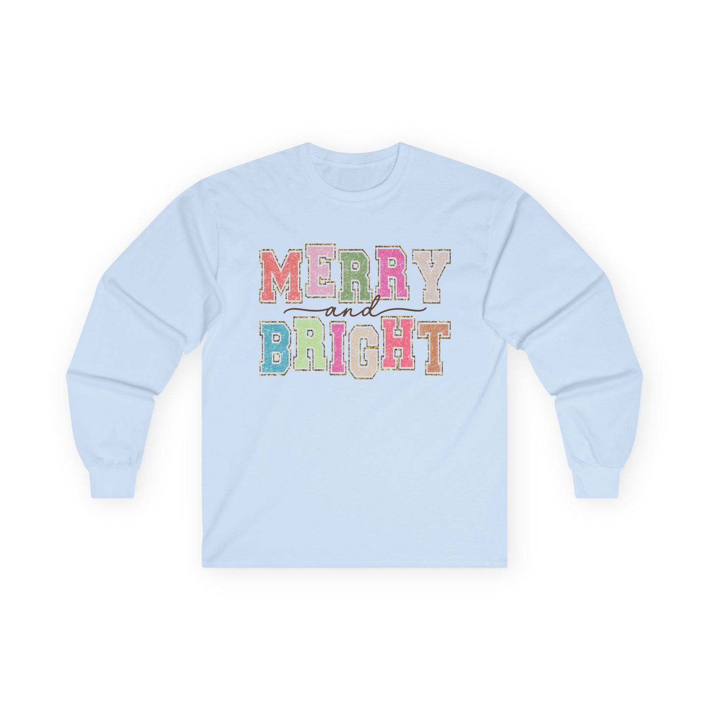 Merry and Bright Long Sleeve Christmas Shirt