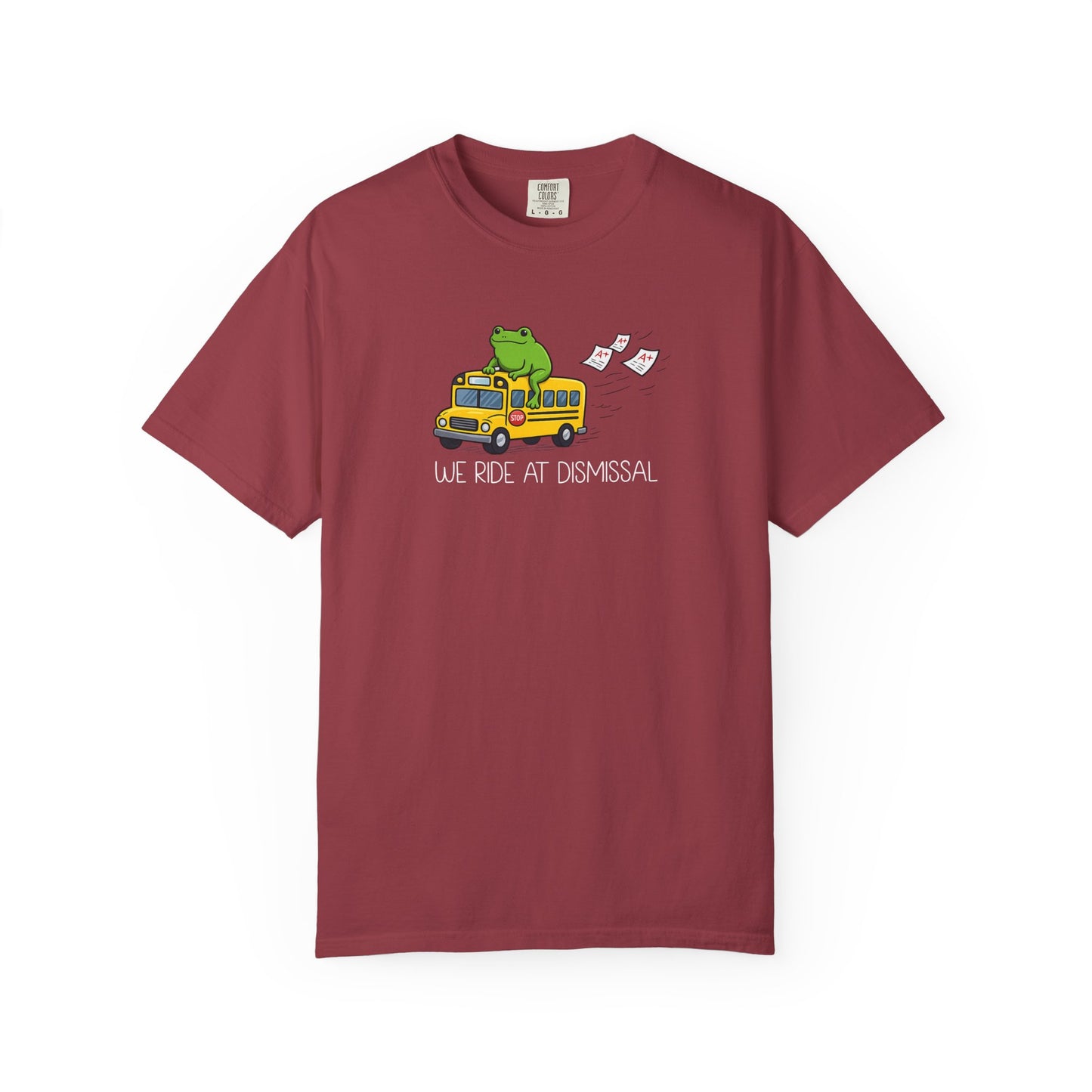 We Ride At Dismissal Teacher Shirt | Funny Comfort Colors Teacher Shirt