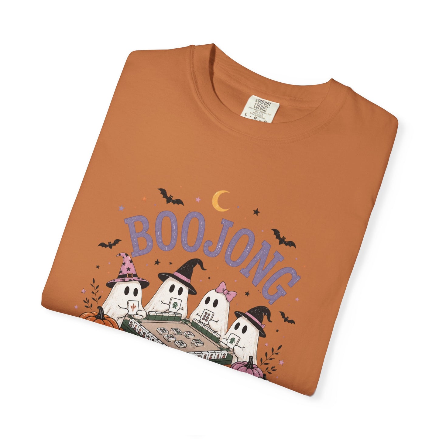 Cute Halloween Mahjong T-Shirt | Comfort Colors Ghost Mahjong Tee