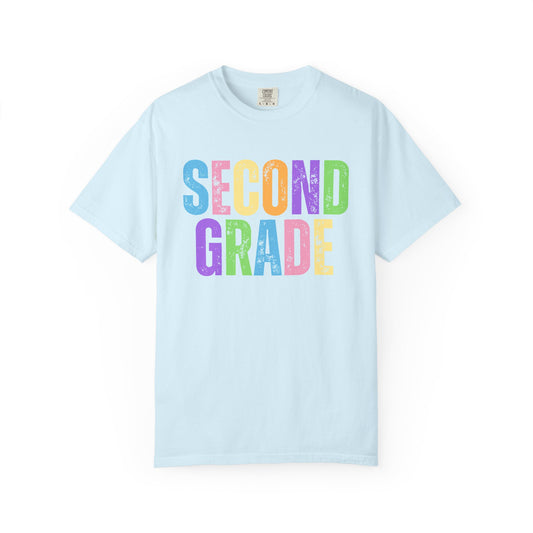 Second Grade  Comfort Colors® T-Shirt | Grade Level Teacher Shirt